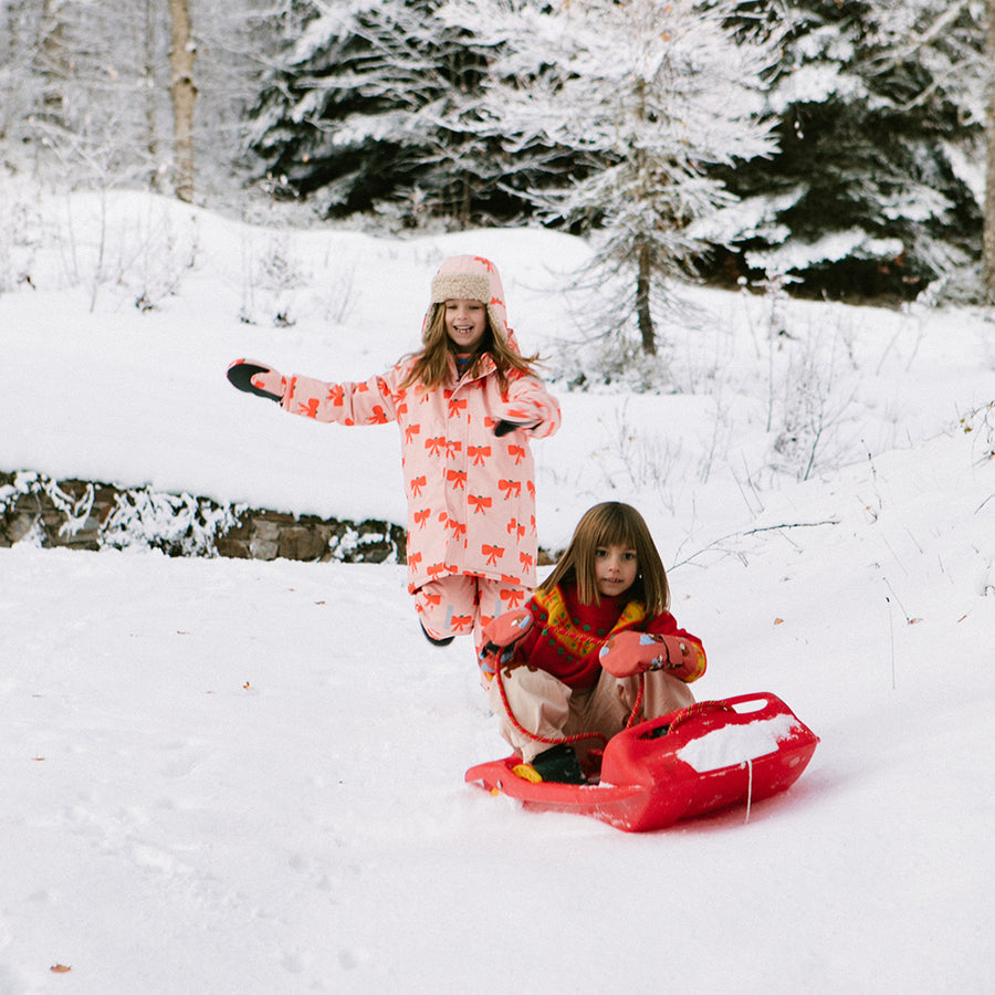 Tiny Cottons :: Tiny Bow Snow Jacket Peach