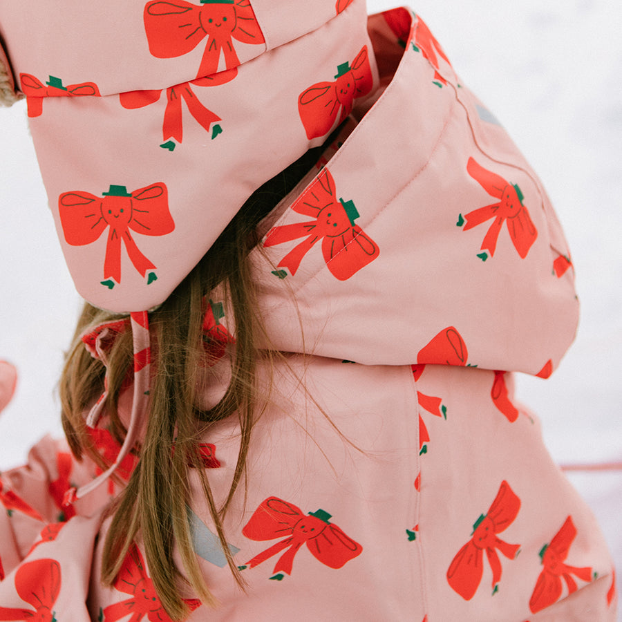 Tiny Cottons :: Tiny Bow Snow Jacket Peach