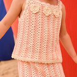 Louise Misha -  Top Larya Pink Stripes