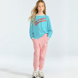 The Animals Observatory :: Anteater Kid Long Sleeve T-Shirt Blue