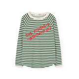 The Animals Observatory :: Anteater Kid Long Sleeve T-Shirt Green