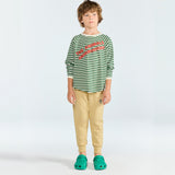 The Animals Observatory :: Anteater Kid Long Sleeve T-Shirt Green