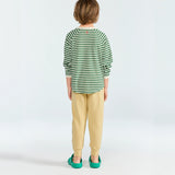 The Animals Observatory :: Anteater Kid Long Sleeve T-Shirt Green