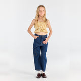 The Animals Observatory :: Condor Denim Kid Pants Blue