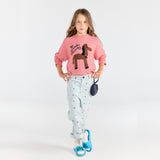 The Animals Observatory :: Gollie Kid Sweater Soft Pink