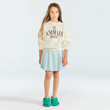 The Animals Observatory :: Killifish Kid Sweatshirt Raw White
