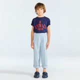 The Animals Observatory :: Pupfish Kid T-Shirt Deep Blue