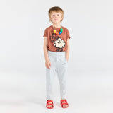 The Animals Observatory :: Rooster Kid T-Shirt Brown