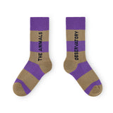 The Animals Observatory :: Worm Kid Socks Brown Purple