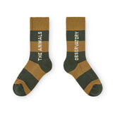 The Animals Observatory :: Worm Kid Socks Brown Green