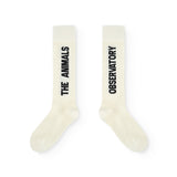 The Animals Observatory :: Worm Kid Socks White Mouth