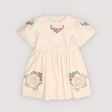 The New Society :: Narcise Dress Ecru