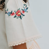 The New Society :: Narcise Dress Ecru