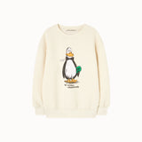 The Animals Observatory - Bear Kid Sweatshirt Raw White