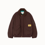 The Animals Observatory - Homard Kid Bomber Jacket Dark Brown