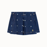 The Animals Observatory - Olingo Denim Kid Skort Blue