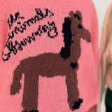 The Animals Observatory :: Gollie Kid Sweater Soft Pink