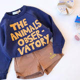 The Animals Observatory :: Shark Kid Sweatshirt Deep Blue