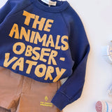 The Animals Observatory :: Shark Kid Sweatshirt Deep Blue