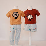 The Animals Observatory :: Rooster Kid T-Shirt Brown