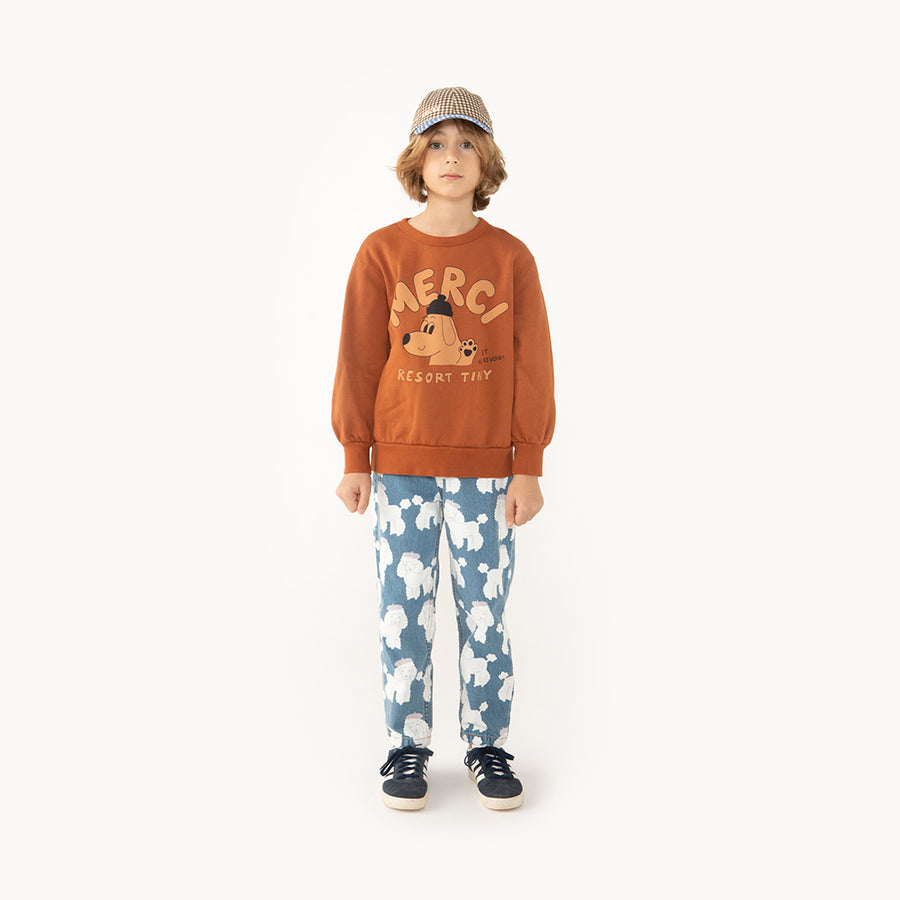 Tiny Cottons :: Merci Sweatshirt Brown
