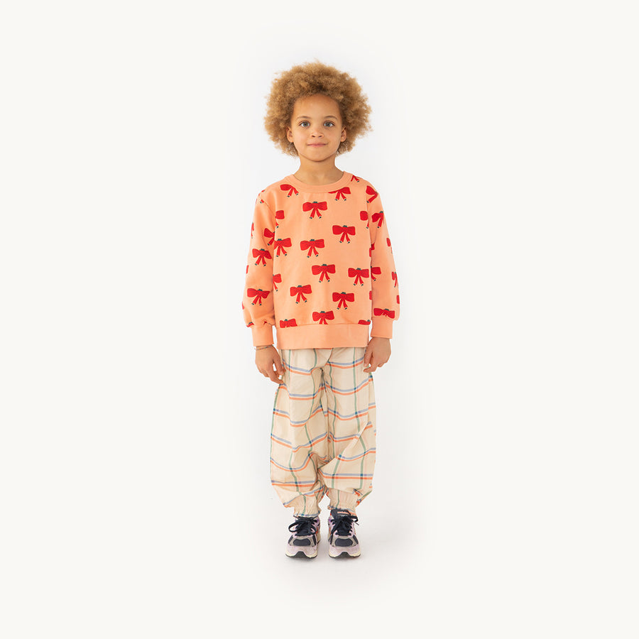 Tiny Cottons :: Tiny Bow Sweatshirt Light Rust