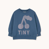 Tinycottons :: Cherry Graphic Sweatshirt Light Navy