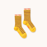 Tinycottons :: Stripes Short Height Socks Soft Yellow
