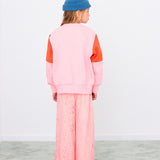 Tinycottons :: Tiny Color Block Sweatshirt Pink