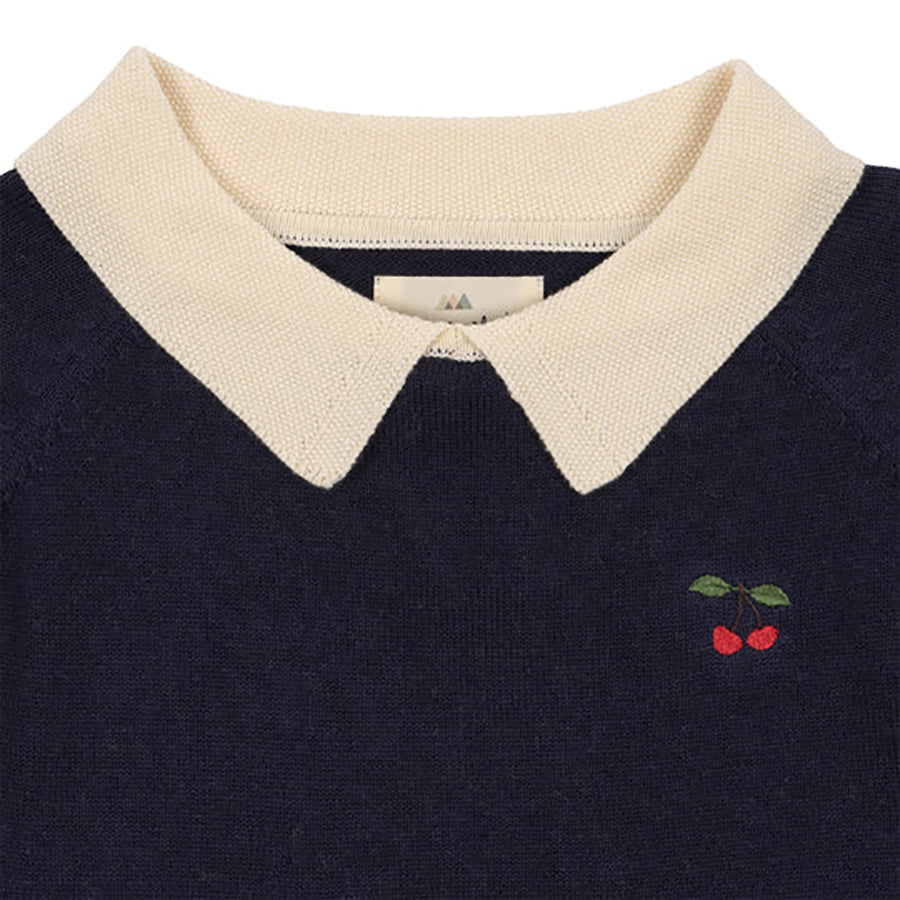 Konges Sloejd :: Venton Knit Dress Gots Navy