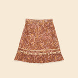 Apolina :: Veronica Organdie Skirt Woodland Floral Hazel
