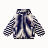 Wynken - Burletta Coat Navy Stripe