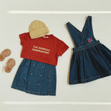 Wynken :: Chio Puff Pinafore Short Rinse Wash
