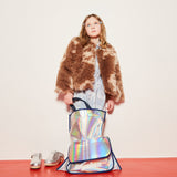 Wynken :: Shaggy Box Jacket Soft Sand