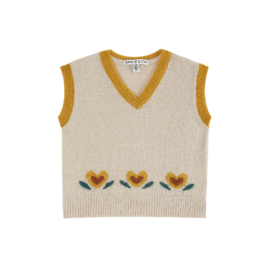 Emile Et Ida :: Sleeveless Pullover Grege