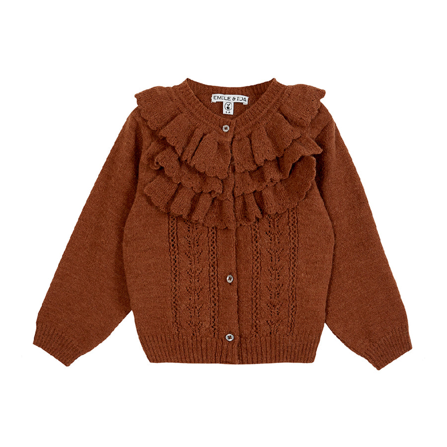 Emile Et Ida :: Wool Cardigan Caramel