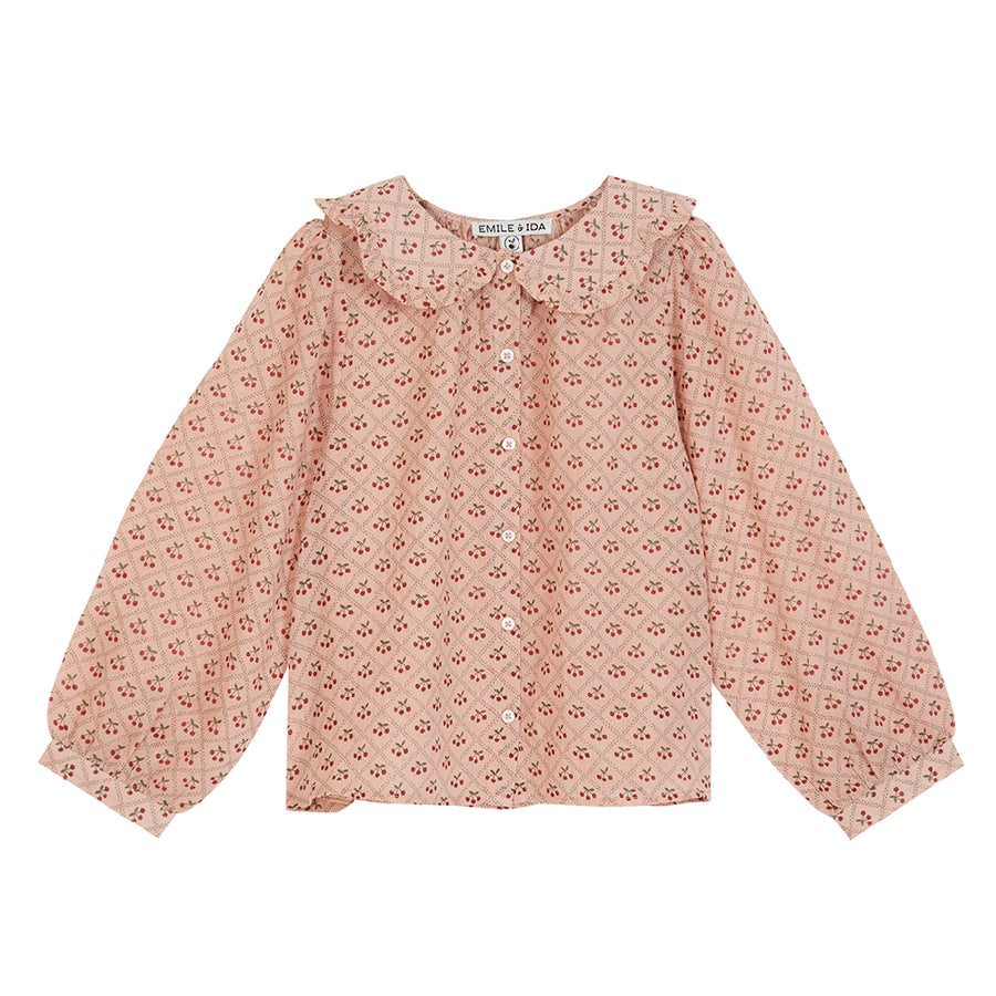Emile Et Ida :: Cotton Blouse Cherry