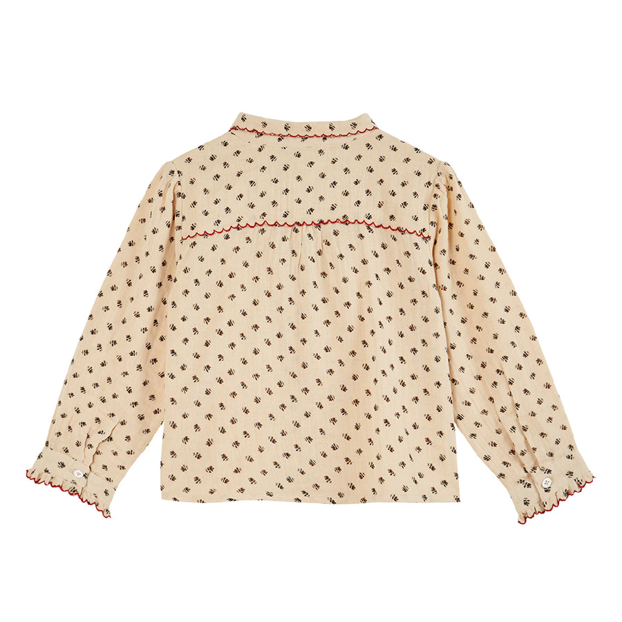 Emile Et Ida :: Thistle Cotton Gauze Blouse Chardon