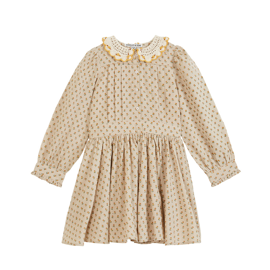 Emile Et Ida :: Crochet Collar Cotton Dress Marceau