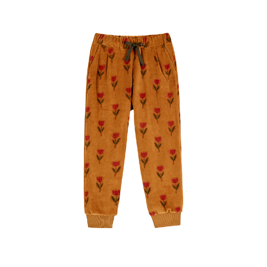 Emile Et Ida :: Happy Tulip Velvet Jogger Tulipe Joyeuse