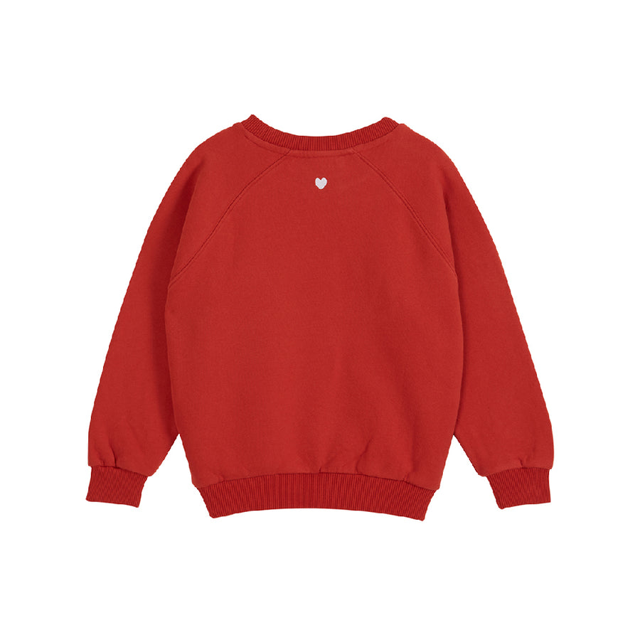 Emile Et Ida :: Organic Cotton Sweatshirt Red