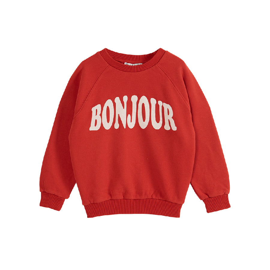 Emile Et Ida :: Organic Cotton Sweatshirt Red
