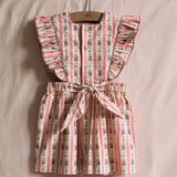 Bonjour Diary :: Apron Dress Tapestry Pink Stripe Print