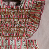 Bonjour Diary :: Apron Dress Tapestry Pink Stripe Print