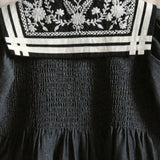 Bonjour Diary :: Tunique with Sailor Collar Black Denim