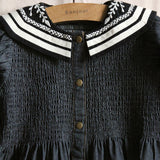 Bonjour Diary :: Tunique with Sailor Collar Black Denim