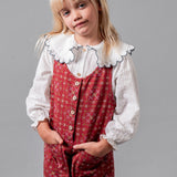 Birinit Petit Ribera Overall - girls overall detail
