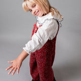Birinit Petit Ribera Overall - girls overall close-up