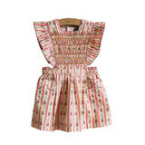 Bonjour Diary :: Apron Dress Tapestry Pink Stripe Print