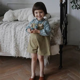 Mes Kids Des Fleurs :: Sweater With Pompom Sky Blue